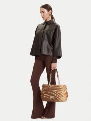 Just Cavalli Torebka 80RA4BB9 ZSA85 Brązowy. Brązowe torebki klasyczne Just Cavalli, bez wzorów, ze skóry, bez dodatków. Za 862.99 zł.