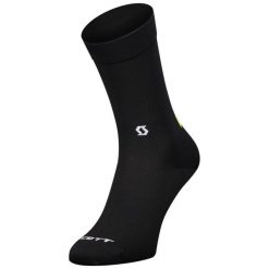 Skarpetki Scott Performance. Czarne skarpety Scott, bez wzorów, z materiału. Za 145.50 zł.