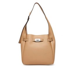 Torebka DKNY. Brązowe torebki klasyczne DKNY, bez wzorów, bez dodatków. Za 789.99 zł.