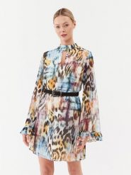 Guess Sukienka codzienna Ilenia W3BK75 WDW52 Kolorowy Regular Fit. Sukienki Guess, na co dzień, m, z aplikacjami, z syntetyku, bez kołnierzyka, bez ramiączek, proste. Za 379.99 zł.
