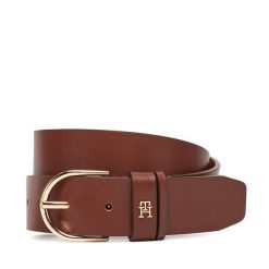Pasek Damski Tommy Hilfiger. Brązowe paski TOMMY HILFIGER, bez wzorów. Za 259.99 zł.