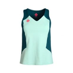 Koszulka Texas Padel – elastyczna, oddychająca i szybkoschnąca. Niebieskie bluzki Izas, bez wzorów, z materiału, sportowe, bez kołnierzyka, bez ramiączek. Za 182.57 zł.