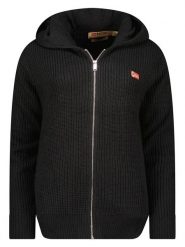 Geographical Norway Kardigan w kolorze czarnym rozmiar: XL. Czarne kardigany Geographical Norway, xl, bez wzorów, ze splotem. Za 74.63 zł.