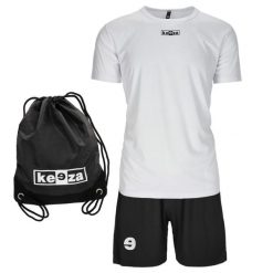Wyprawka szkolna - Koszulka, spodenki, worek. Białe bluzki KEEZA, bez wzorów, sportowe, bez kołnierzyka, bez ramiączek. Za 55.00 zł.