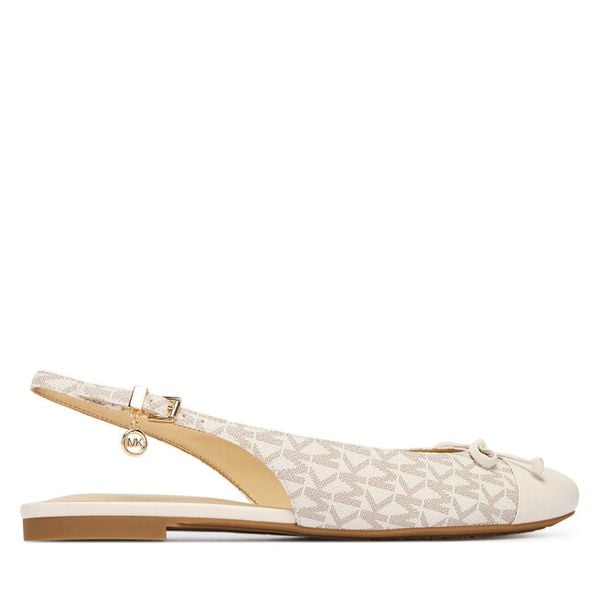 Baleriny MICHAEL Michael Kors. Białe baleriny MICHAEL Michael Kors, bez wzorów, bez obcasa. Za 609.99 zł.