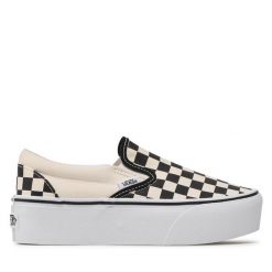 Tenisówki Vans. Brązowe trampki Vans, bez wzorów, bez zapięcia. Za 289.99 zł.