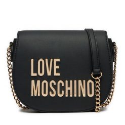 Torebka LOVE MOSCHINO. Czarne listonoszki Love Moschino, bez wzorów, bez dodatków. Za 469.99 zł.
