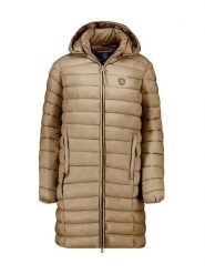 Canadian Peak Płaszcz pikowany "Akitaleak" w kolorze jasnobrązowym rozmiar: M. Brązowe płaszcze Canadian Peak, m, bez wzorów, bez kaptura. Za 182.72 zł.