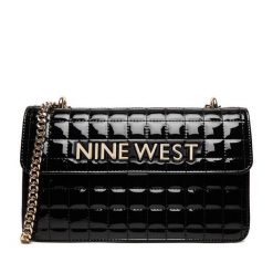 Torebka Nine West. Czarne torebki klasyczne Nine West, bez wzorów, bez dodatków. Za 299.99 zł.