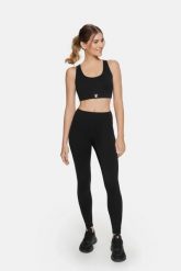 Legginsy fitness damskie Eclipse Cardiobunny z wysokim stanem. Czarne legginsy Cardio Bunny, l, bez wzorów, z tkaniny, z podwyższonym stanem. Za 73.99 zł.