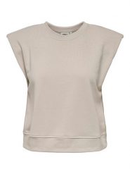 ONLY Bluza w kolorze beżowym rozmiar: S. Brązowe bluzy Only, s, bez wzorów, bez kaptura. Za 61.46 zł.