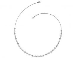 Naszyjnik z białego złota z brylantami - 43 cm, - 1,82 ct - próba 585. Białe naszyjniki Apart, z brylantem, złote. Za 25,990.00 zł.