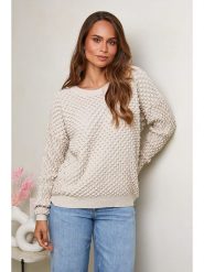 Soft Cashmere Sweter w kolorze beżowym rozmiar: 38/40. Brązowe swetry Soft Cashmere, bez wzorów, bez ramiączek. Za 218.72 zł.