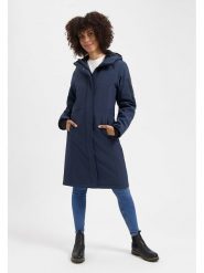 TRAVELIN' Płaszcz przejściowy "Uvana" w kolorze granatowym rozmiar: S. Niebieskie płaszcze Travelin', s, bez wzorów, bez kaptura. Za 435.11 zł.