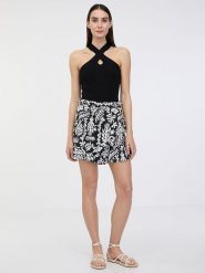 Orsay Spódnica w kolorze czarno-białym rozmiar: 36. Czarne spódnice Orsay, bez wzorów, mini. Za 56.99 zł.