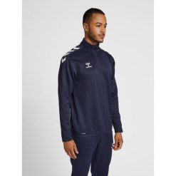Bluza do piłki ręcznej dla dorosłych Hummel hml CORE XK. Niebieskie bluzy Hummel, l, bez wzorów, bez kaptura. W wyprzedaży za 174.00 zł.