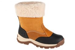 Buty zimowe damskie, White Ledge Pullon WP. Żółte trekkingi Timberland, z materiału, przed kolano, trekkingowe. Za 599.99 zł.
