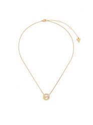 Guess Naszyjnik JUBN05 526JW Złoty. Żółte naszyjniki Guess, metalowe. Za 269.99 zł.