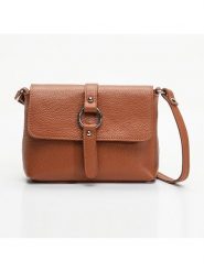 Victor & Hugo Paris Skórzana torebka "Ring" w kolorze jasnobrązowym - 21 x 16 x 5 cm rozmiar: onesize. Brązowe torby na ramię Victor & Hugo Paris, bez wzorów, z materiału, na ramię, bez dodatków. Za 239.99 zł.