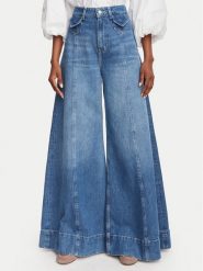 BOSS Jeansy C Jane 50564408 Niebieski Wide Leg. Niebieskie jeansy Boss, bez wzorów. Za 764.99 zł.