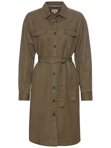 Camel Active Sukienka w kolorze szarobrązowym rozmiar: XL. Brązowe sukienki Camel Active, na co dzień, xl, bez wzorów, z tkaniny, bez kołnierzyka, bez ramiączek, midi, proste. Za 170.07 zł.