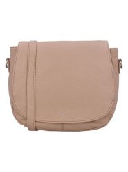 Charm Skórzana torebka w kolorze beżowym - 25 x 22 x 9 cm rozmiar: onesize. Brązowe torby na ramię Charm, bez wzorów, z materiału, na ramię, bez dodatków. Za 282.99 zł.