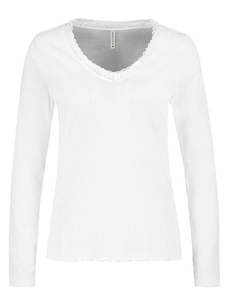 Eight2Nine Koszulka w kolorze białym rozmiar: L. Białe bluzki Eight2Nine, l, bez wzorów, z koronki, bez kołnierzyka, bez ramiączek. Za 43.99 zł.