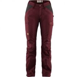Spodnie sportowe damskie Fjallraven Kaipak. Czerwone spodnie dresowe Fjällräven, s, bez wzorów. Za 1,067.00 zł.