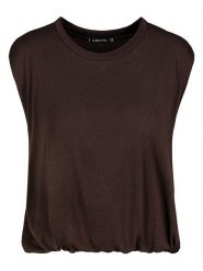 Sublevel Top w kolorze ciemnobrązowym rozmiar: L/XL. Brązowe topy Sublevel, l, bez wzorów, bez kołnierzyka, bez ramiączek. Za 74.46 zł.