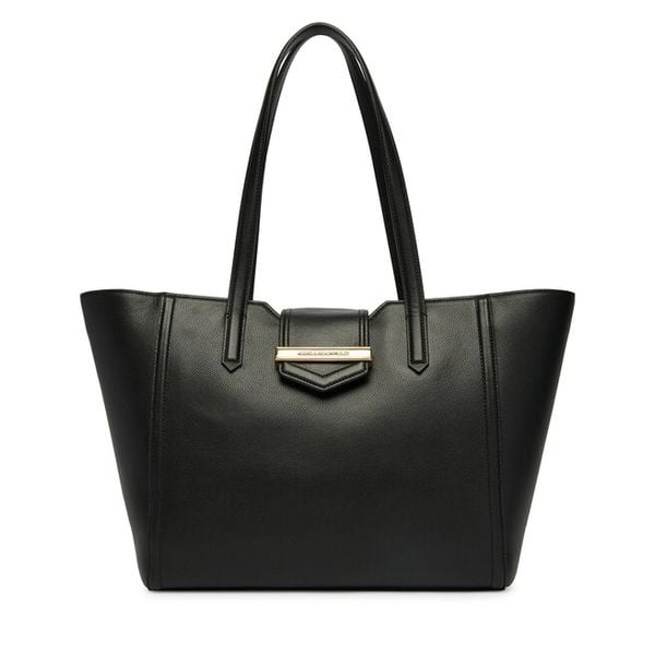 Torebka KARL LAGERFELD. Czarne shopper KARL LAGERFELD, bez wzorów, bez dodatków. Za 1,169.99 zł.