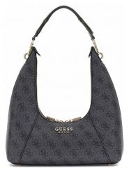 Guess Torebka w kolorze antracytowym - 26 x 12 x 8 cm rozmiar: onesize. Czarne torby na ramię Guess, z aplikacjami, z materiału, na ramię, bez dodatków. Za 391.99 zł.