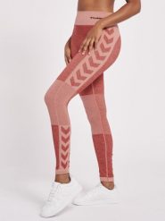 Damskie legginsy mid-rise Hummel Clea. Fioletowe legginsy Hummel, xs, bez wzorów, z dzianiny, z standardowym stanem. Za 166.60 zł.