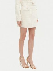 Guess Spódnica mini W5RD63 WGW82 Beżowy Regular Fit. Brązowe spódnice Guess, xxl, z aplikacjami, z syntetyku, mini. Za 237.00 zł.