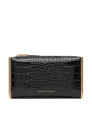 Elisabetta Franchi Torebka BS-51A-56E2-V240 Czarny. Czarne kopertówki Elisabetta Franchi, bez wzorów, ze skóry, bez dodatków. Za 1,039.00 zł.