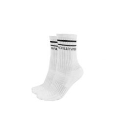 Skarpetki z okrągłym dekoltem - Biały - EU 43-46. Białe skarpety GORILLA WEAR, bez wzorów. Za 90.00 zł.