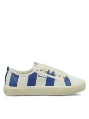 Gant Tenisówki 30538920 Biały. Białe trampki GANT, bez wzorów, z materiału, bez zapięcia. Za 239.99 zł.