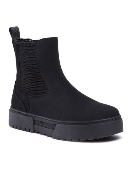 Jenny Fairy Sztyblety WS5895-01 Czarny. Czarne botki Jenny Fairy, bez wzorów, ze skóry, bez obcasa, na płaskiej podeszwie, bez zapięcia. Za 169.99 zł.