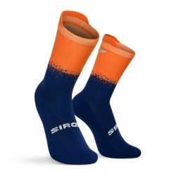 Skarpety do biegania w terenie Siroko Hardrock Navy. Niebieskie skarpety SIROKO, bez wzorów, z materiału. Za 64.00 zł.