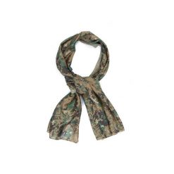 Szal maskujący z siatki MESH 155x48 cm. Brązowe szaliki CAMOUFLAGE, bez wzorów, z meshu. Za 27.99 zł.