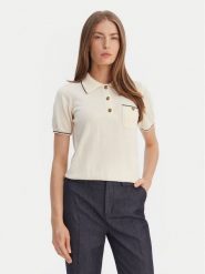 Luisa Spagnoli Polo Miconia 100295 Écru Regular Fit. Koszulki polo LUISA SPAGNOLI, m, bez wzorów, z wełny, bez kołnierzyka, bez ramiączek. Za 1,159.00 zł.