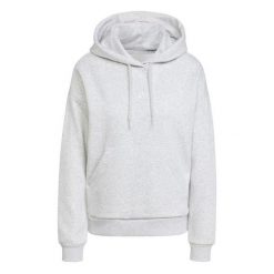 Bluza damska adidas Essentials Small Logo Feel Cozy. Szare bluzy Adidas, l, bez wzorów, z bawełny, bez kaptura. Za 166.99 zł.