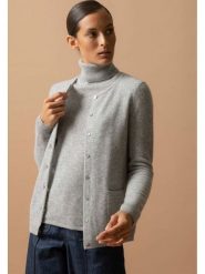 Perfect Cashmere Kaszmirowy kardigan w kolorze szarym rozmiar: S. Szare kardigany Perfect Cashmere, s, bez wzorów, z kaszmiru. Za 347.99 zł.