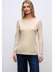 Street One Koszulka w kolorze beżowym rozmiar: 44. Brązowe bluzki Street One, bez wzorów, street, bez kołnierzyka, bez ramiączek. Za 83.03 zł.