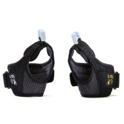 Paski do kijków do nordic walking Newfeel. Szare paski NEWFEEL, bez wzorów, z mikrofibry, sportowe. Za 49.99 zł.
