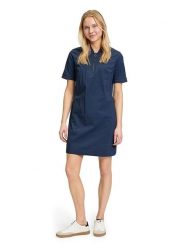 BETTY & CO Sukienka w kolorze granatowym rozmiar: 38. Niebieskie sukienki Betty & Co, na co dzień, bez wzorów, bez kołnierzyka, bez ramiączek, mini, proste. Za 204.95 zł.