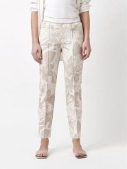 Rosner Spodnie materiałowe w kolorze kremowo-beżowym rozmiar: W36/L28. Brązowe spodnie materiałowe Rosner, na co dzień, l, bez wzorów, z materiału. Za 208.99 zł.