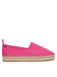 Calvin Klein Espadryle Tessa HW0HW02931 Różowy. Czerwone espadryle Calvin Klein, bez wzorów, z materiału, bez obcasa, bez zapięcia. Za 329.99 zł.