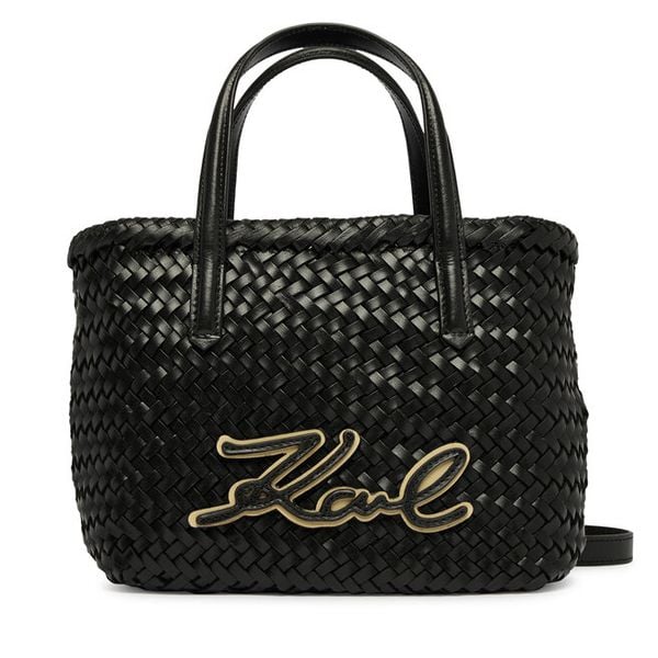 Torebka KARL LAGERFELD. Czarne torebki klasyczne KARL LAGERFELD, bez wzorów, bez dodatków. Za 875.99 zł.