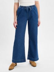 Opus Dżinsy o szerokim kroju - Miva palazzo french Kobiety Bawełna niebieski, 40-32. Niebieskie jeansy Opus, bez wzorów. Za 349.95 zł.