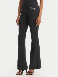 Juicy Couture Spodnie dresowe Christine JCWBJ126309 Czarny Flared Leg. Czarne spodnie dresowe Juicy Couture, s, bez wzorów, z bawełny. Za 349.99 zł.